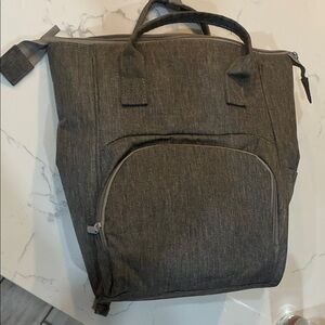 Stylish Charcoal Diaper Bag
